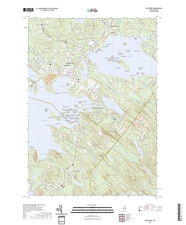 Wolfeboro, NH — USGS 7.5-minute topo (2024)
