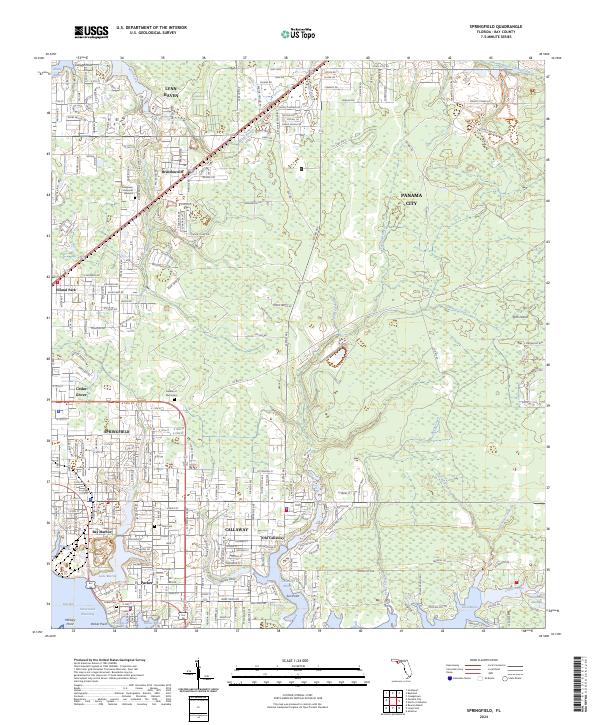 Springfield, FL — USGS 7.5-minute topo (2024)