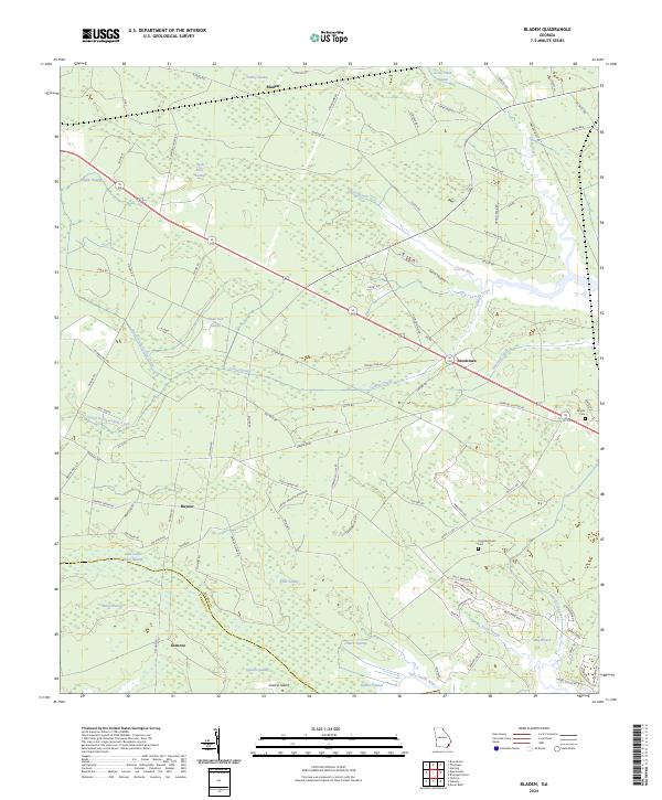 Bladen, GA — USGS 7.5-minute topo (2024)