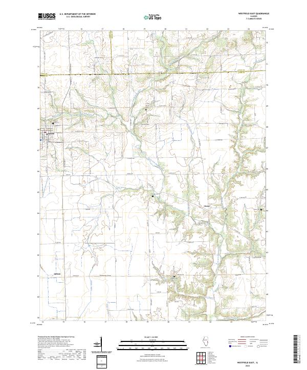 Westfield East, IL — USGS 7.5-minute topo (2024)