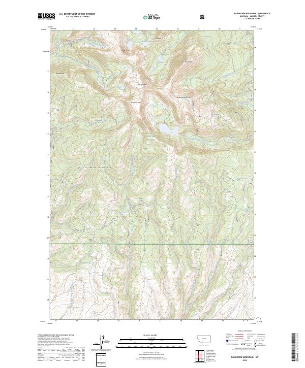 Ramshorn Mountain, MT — USGS 7.5-minute topo (2024)