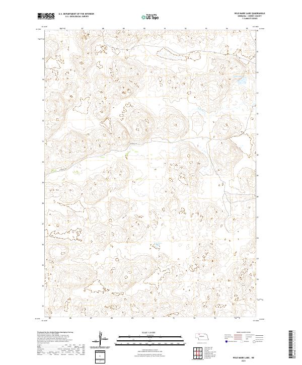 Wild Mare Lake, NE — USGS 7.5-minute topo (2021)