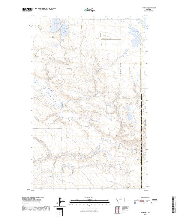 Havre NE, MT — USGS 7.5-minute topo (2024)