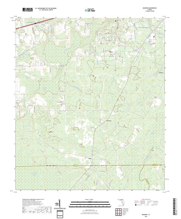 Manning, FL — USGS 7.5-minute topo (2024)