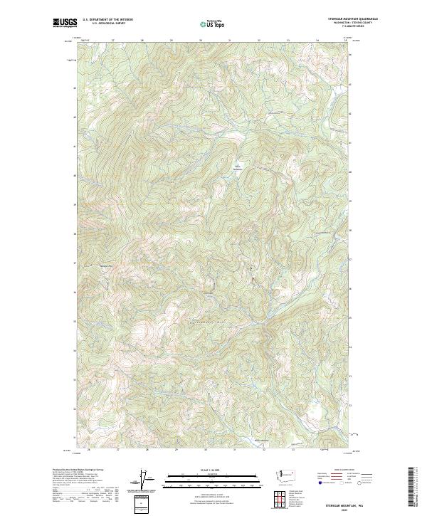 Stensgar Mountain, WA — USGS 7.5-minute topo (2023)