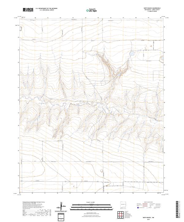 Smith Ranch, NM — USGS 7.5-minute topo (2023)