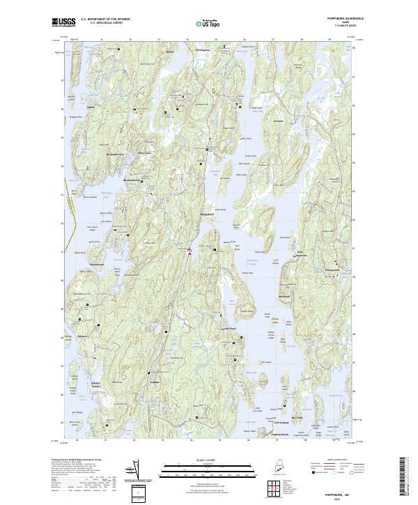 Phippsburg, ME — USGS 7.5-minute topo (2024)