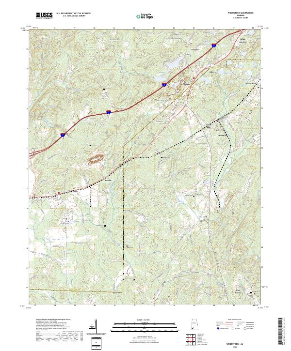 Woodstock, AL — USGS 7.5-minute topo (2024)
