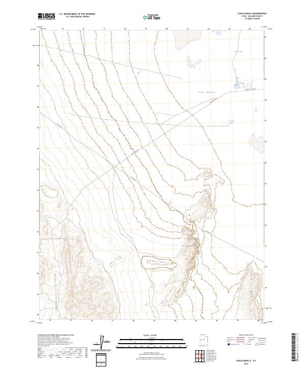 Chalk Knolls, UT — USGS 7.5-minute topo (2023)