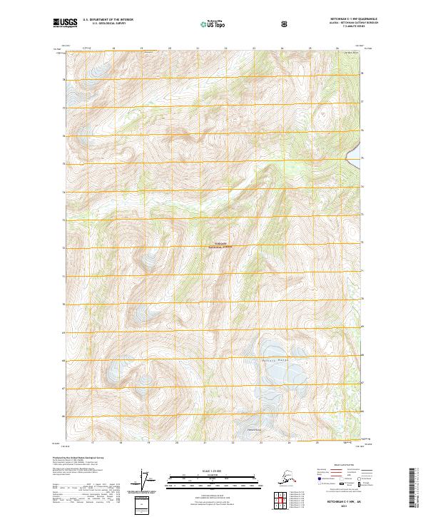 Ketchikan C-1 NW, AK — USGS 7.5-minute topo (2021)