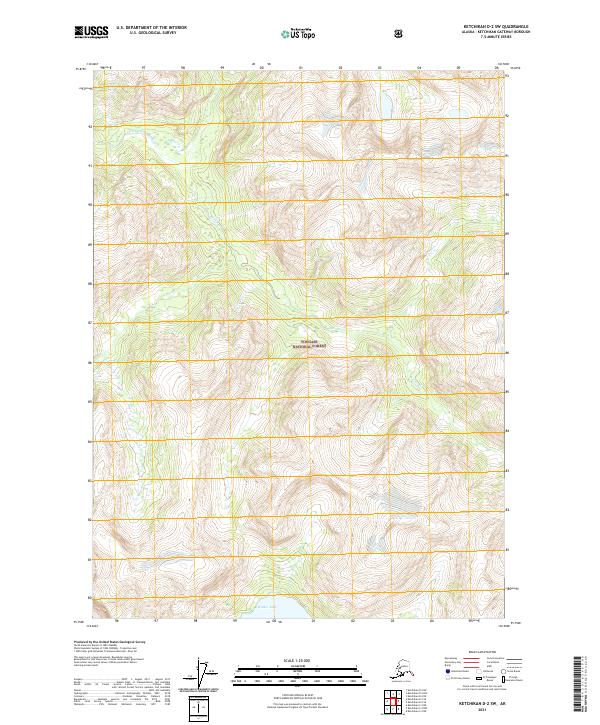 Ketchikan D-2 SW, AK — USGS 7.5-minute topo (2021)