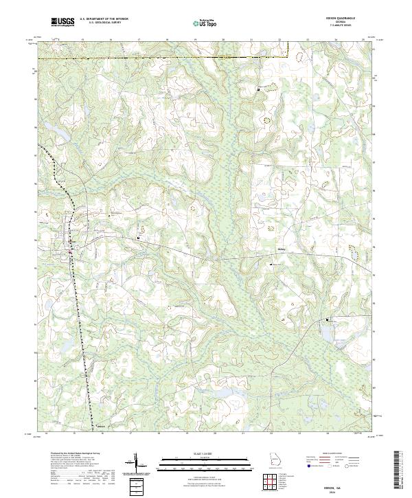Edison, GA — USGS 7.5-minute topo (2024)