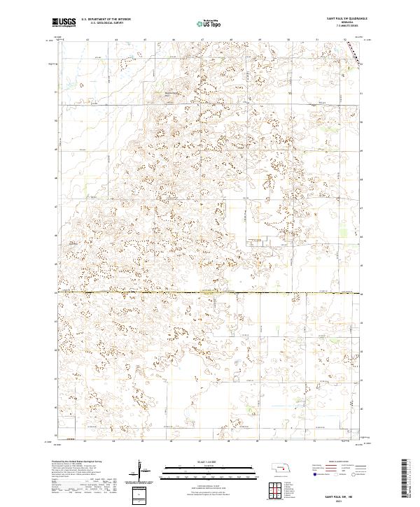 Saint Paul SW, NE — USGS 7.5-minute topo (2021)