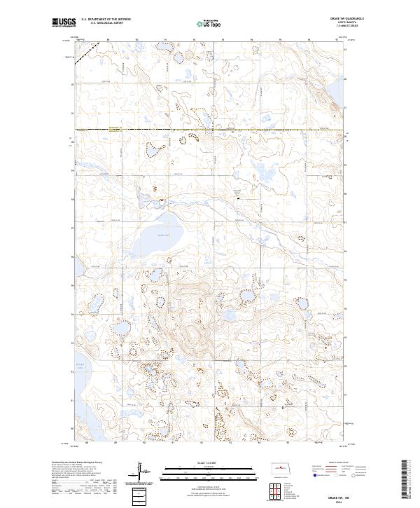 Drake SW, ND — USGS 7.5-minute topo (2024)