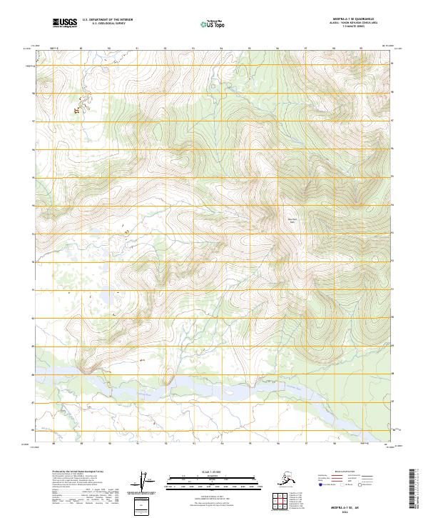 Medfra A-1 SE, AK — USGS 7.5-minute topo (2024)