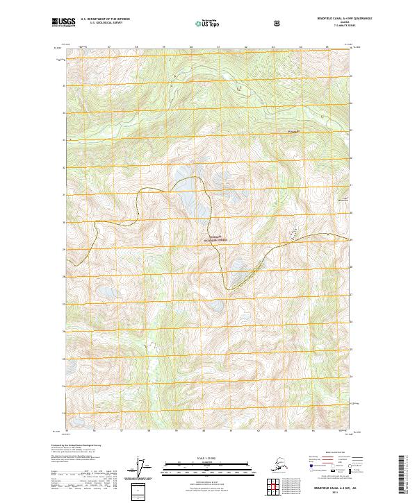 Bradfield Canal A-4 NW, AK — USGS 7.5-minute topo (2021)
