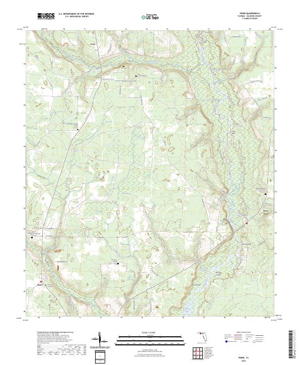 Frink, FL — USGS 7.5-minute topo (2024)