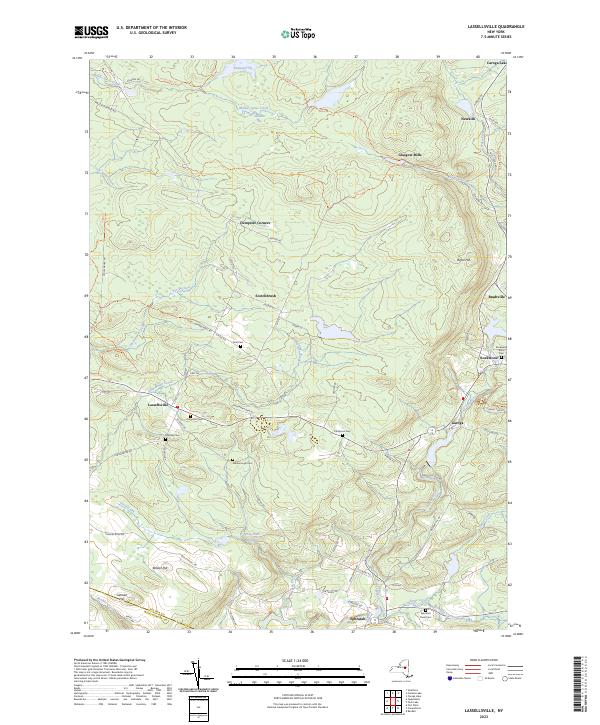 Lassellsville, NY — USGS 7.5-minute topo (2023)