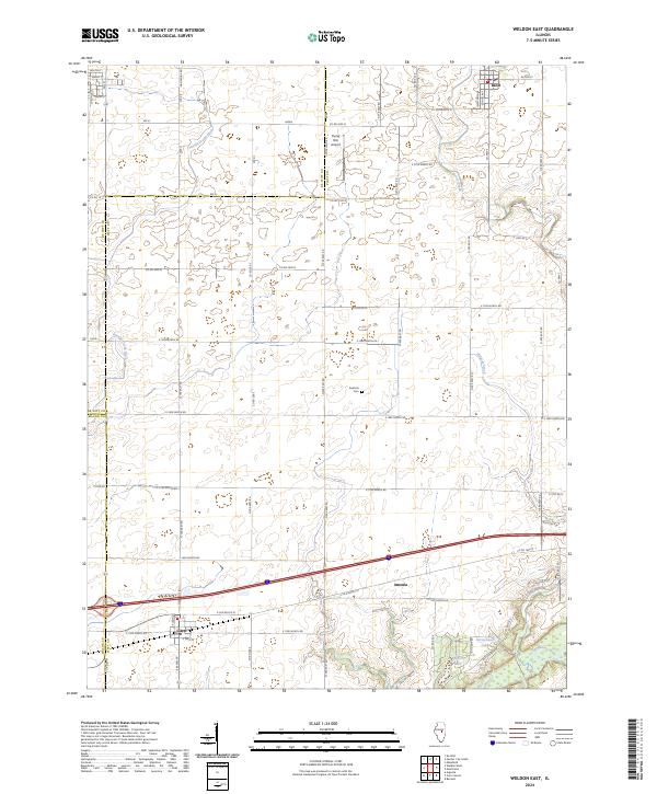 Weldon East, IL — USGS 7.5-minute topo (2024)