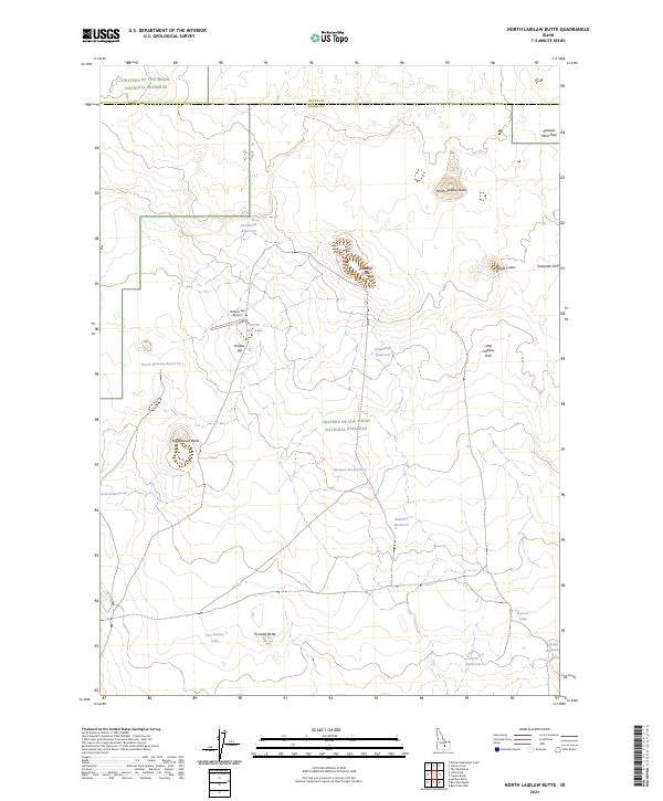 North Laidlaw Butte, ID — USGS 7.5-minute topo (2024)