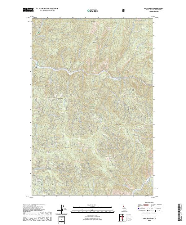 Sheep Mountain, ID — USGS 7.5-minute topo (2024)