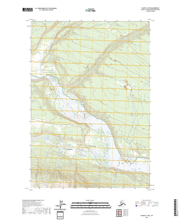 Valdez C-2 NW, AK — USGS 7.5-minute topo (2023)