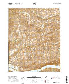 Livengood D-6 NE, AK — USGS 7.5-minute topo (2017)