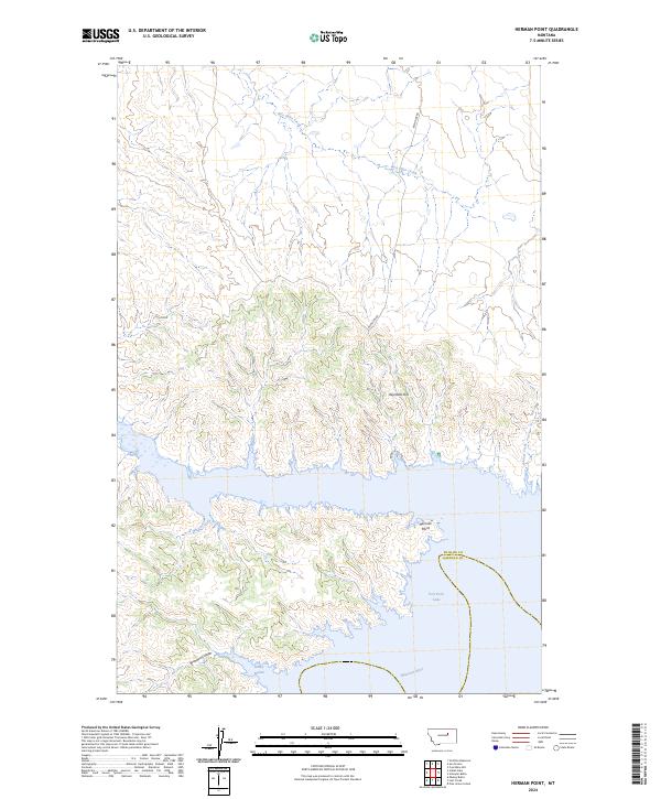 Herman Point, MT — USGS 7.5-minute topo (2024)