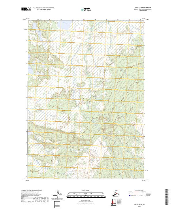 Kenai C-1 NW, AK — USGS 7.5-minute topo (2024)