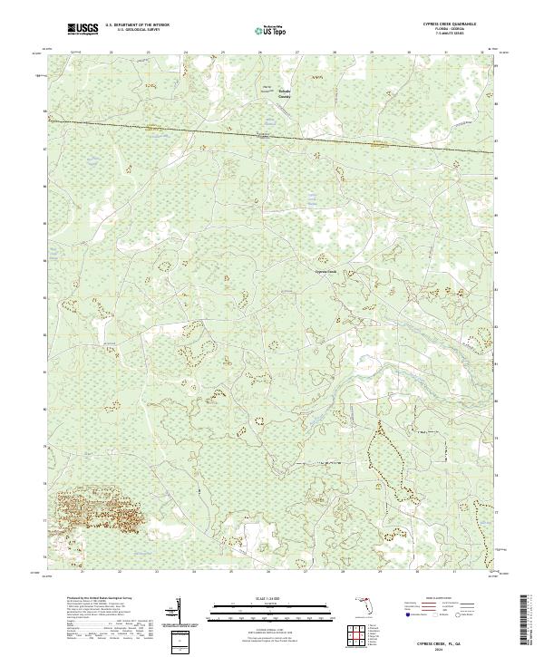 Cypress Creek, FL-GA — USGS 7.5-minute topo (2024)