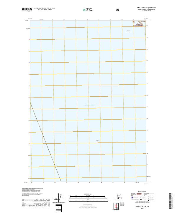 Sitka C-7 OE S NE, AK — USGS 7.5-minute topo (2021)
