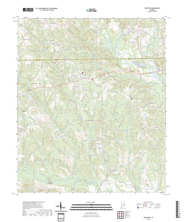 Crawford, AL — USGS 7.5-minute topo (2024)