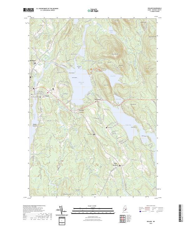 Orland, ME — USGS 7.5-minute topo (2024)