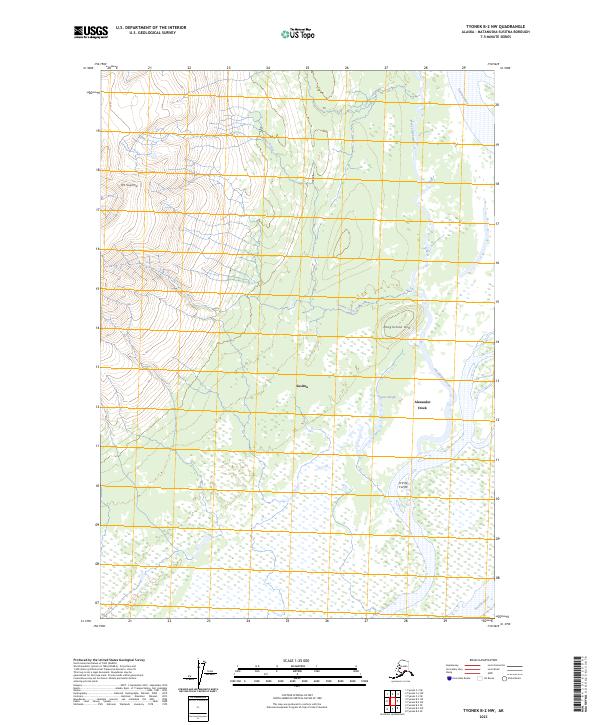 Tyonek B-2 NW, AK — USGS 7.5-minute topo (2023)