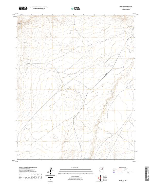 Mowaapi, AZ — USGS 7.5-minute topo (2021)