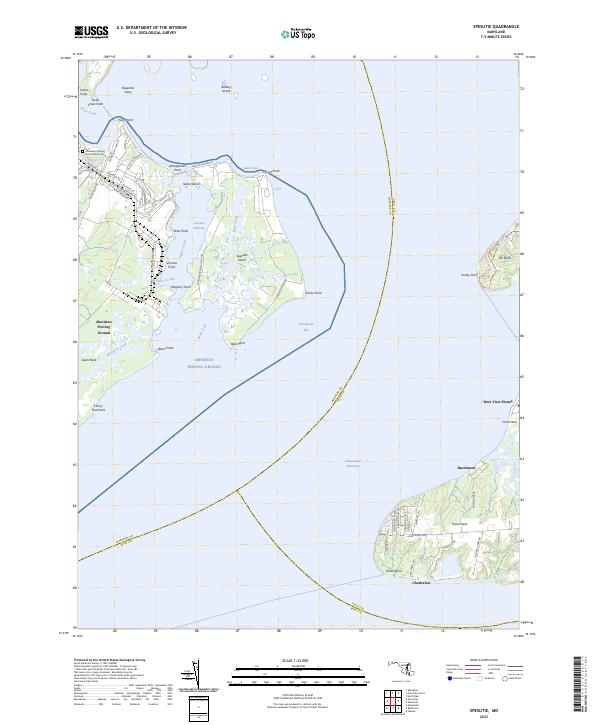 Spesutie, MD — USGS 7.5-minute topo (2023)