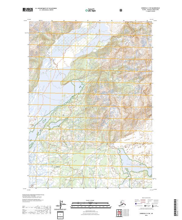 Cordova C-4 SW, AK — USGS 7.5-minute topo (2024)
