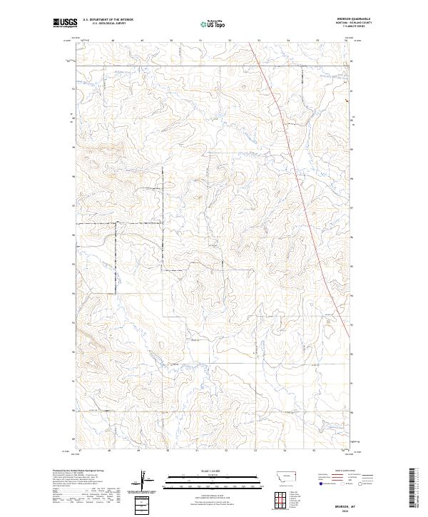 Brorson, MT — USGS 7.5-minute topo (2024)