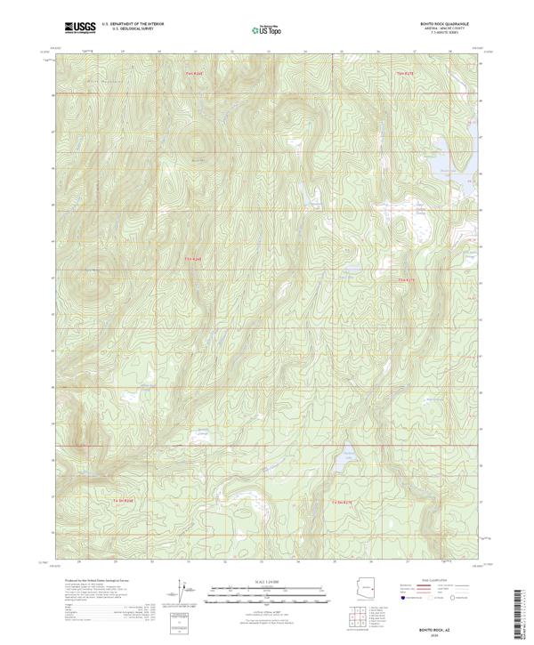 Bonito Rock, AZ — USGS 7.5-minute topo (2026)