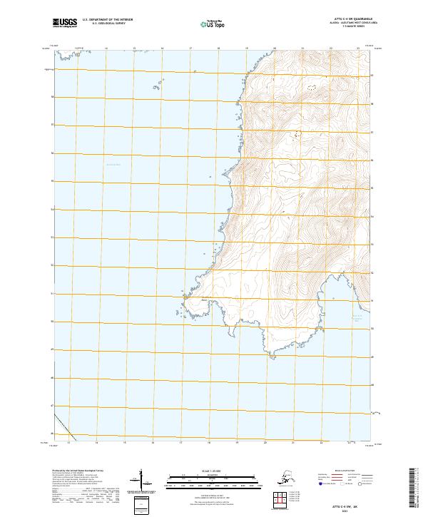 Attu C-4 SW, AK — USGS 7.5-minute topo (2021)