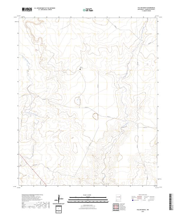 Fallon Ranch, NM — USGS 7.5-minute topo (2023)