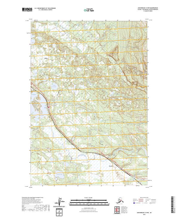 Anchorage C-8 NW, AK — USGS 7.5-minute topo (2023)