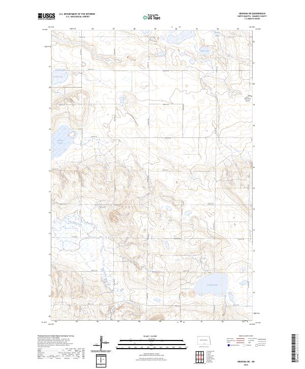 Grassna NE, ND — USGS 7.5-minute topo (2024)