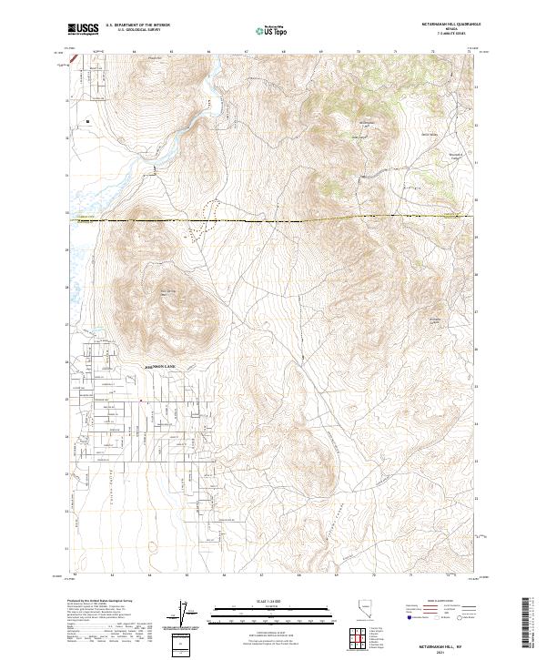 McTarnahan Hill, NV — USGS 7.5-minute topo (2021)