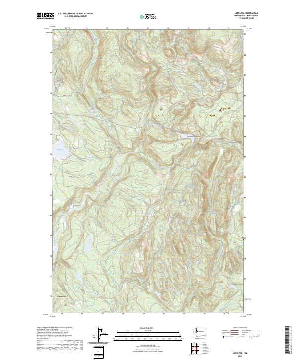 Lake Joy, WA — USGS 7.5-minute topo (2023)