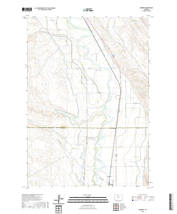 Rairden, WY — USGS 7.5-minute topo (2021)