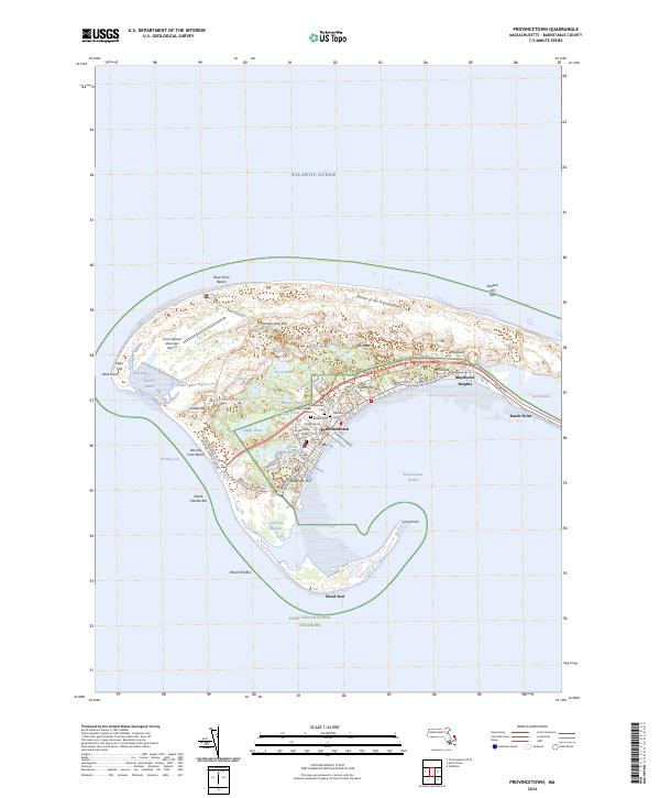 Provincetown, MA — USGS 7.5-minute topo (2024)