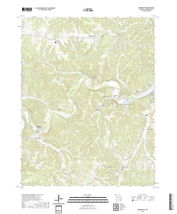 Barnumton, MO — USGS 7.5-minute topo (2021)