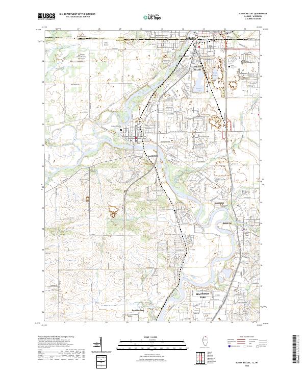 South Beloit, IL-WI — USGS 7.5-minute topo (2024)
