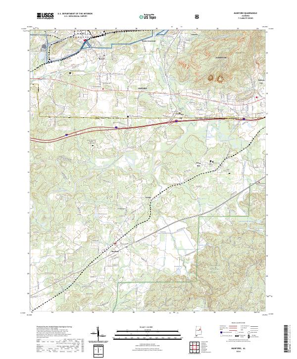 Munford, AL — USGS 7.5-minute topo (2024)